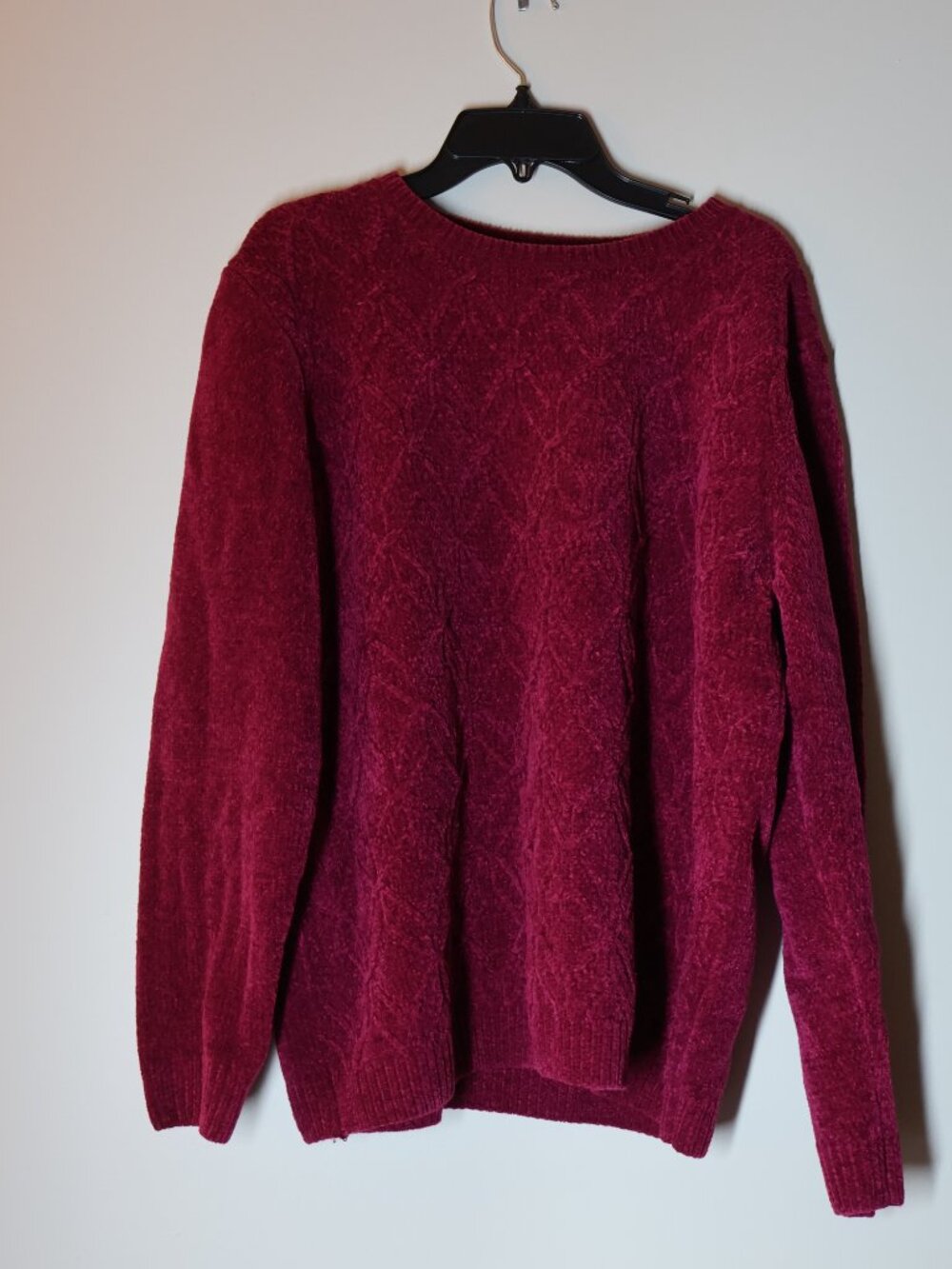 Alfred Dunner Fuchsia Knit Sweater